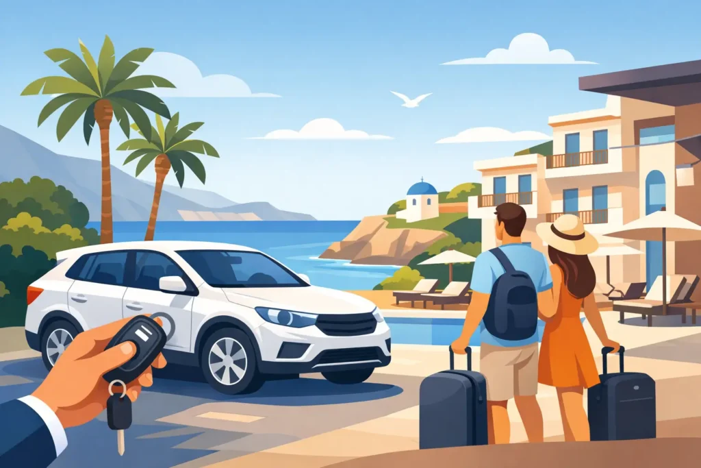 Mietwagen Kreta am Hotel