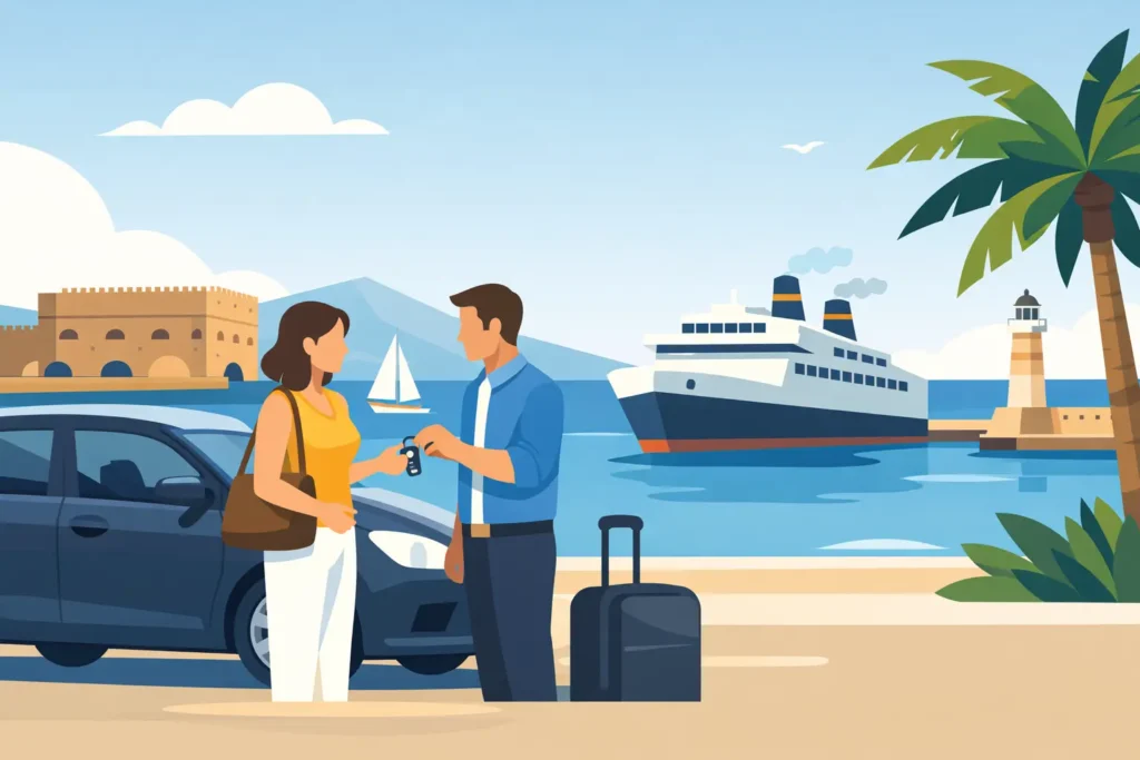 Mietwagen ab Heraklion Hafen
