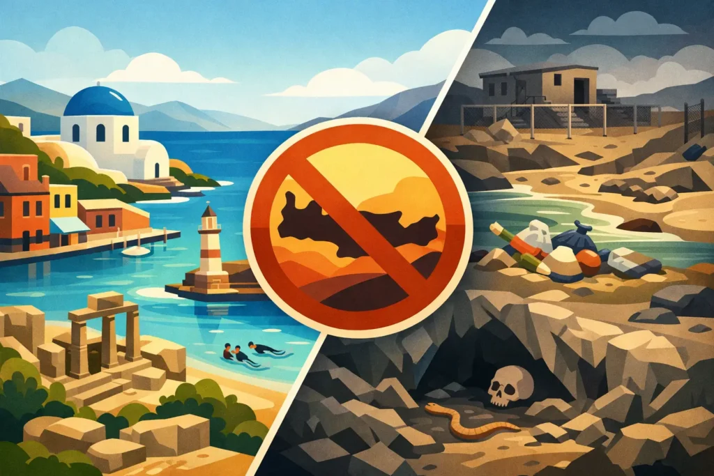 5 Places to Avoid Visiting in Crete