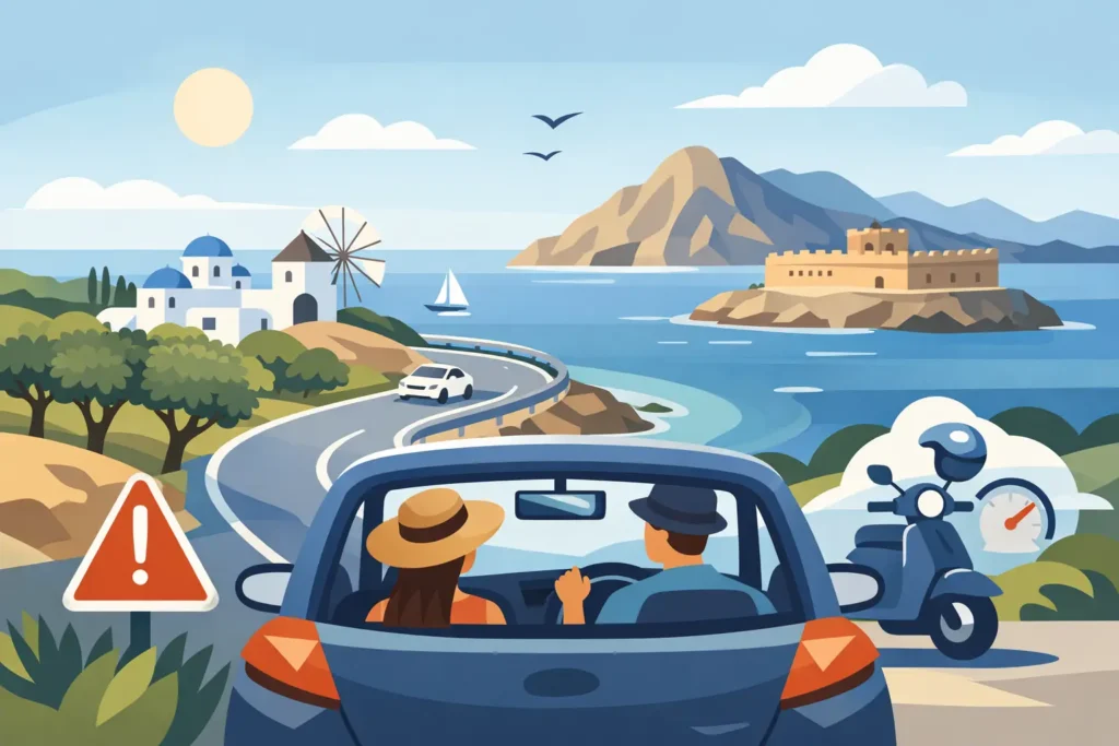 Mietwagen Kreta GPS-Navigation oder Handy