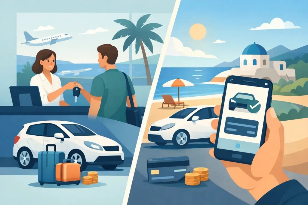 Mietwagen Kreta: Pay on Arrival vs Vorauszahlung