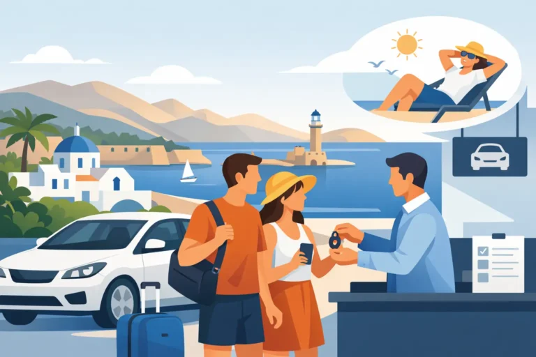 Meilleure location de voiture en Crète sans stress