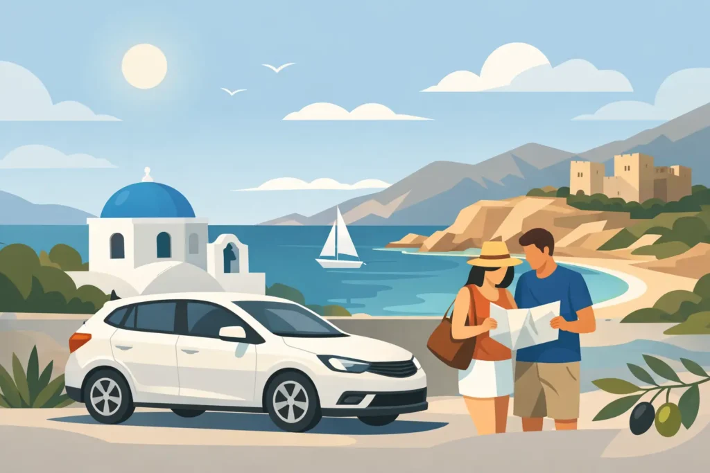 Crète voiture à louer - le vrai bon choix