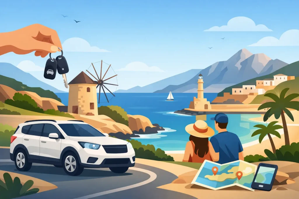 Location voiture en Crète sans mauvaise surprise