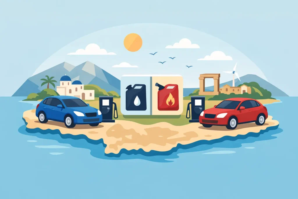 Mietwagen Kreta: Diesel oder Benzin?