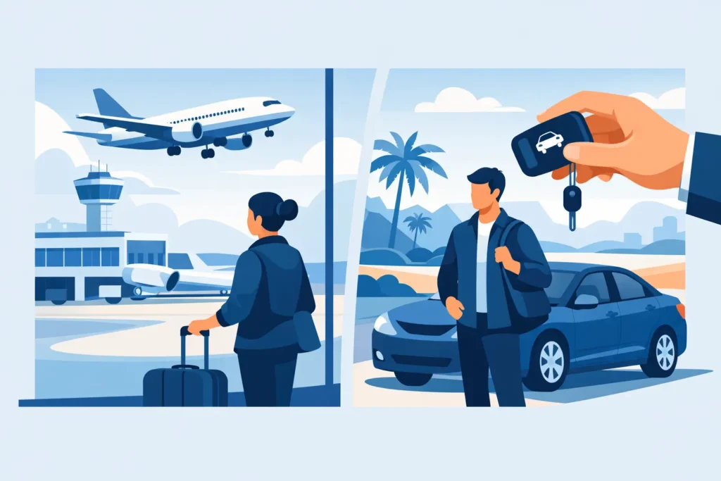 Rent Car After Long Flight