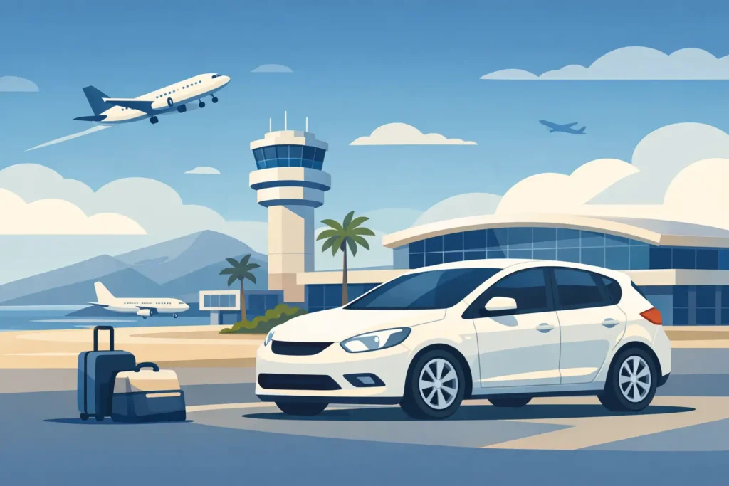 Location de voiture en Crète franchise zéro