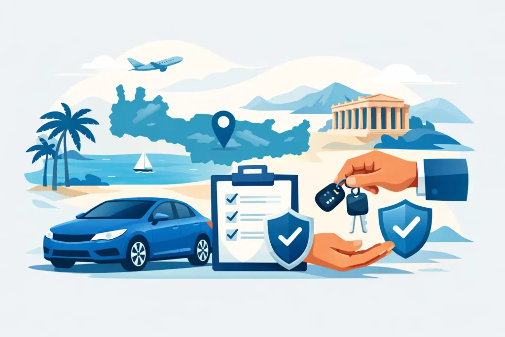 AthensCars Mietwagen Kreta Bewertung Versicherung