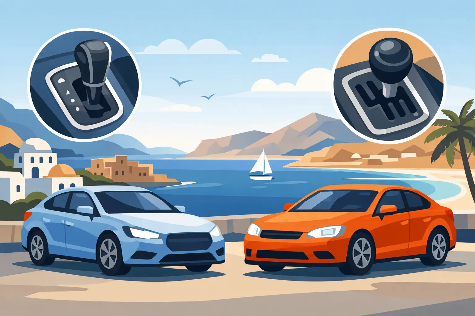 Reisetipps 3 Mietwagen Kreta: Automatik oder Schaltwagen?