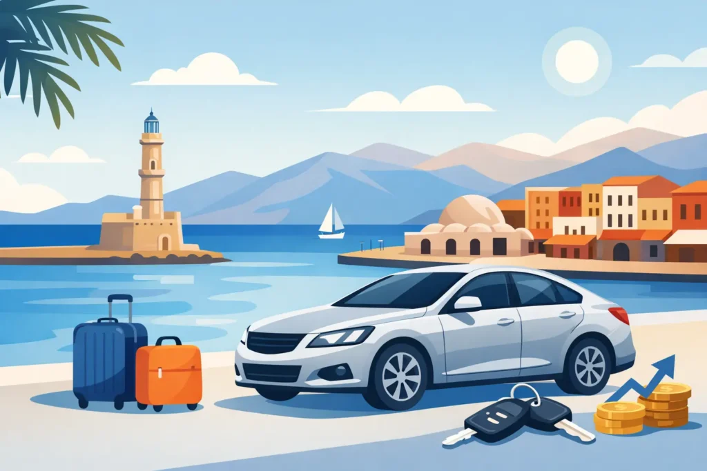 Noleggio auto a Chania con prezzi convenienti