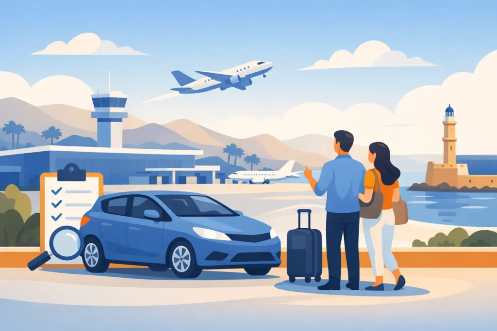 Noleggio auto aeroporto Chania senza sorprese