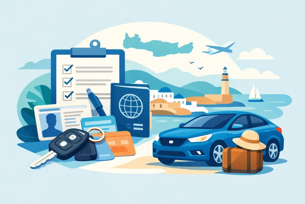Quali documenti per noleggiare auto a Creta