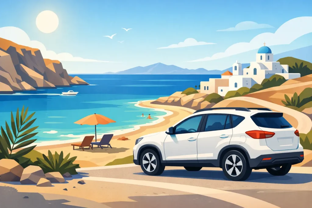 Best Car to Drive to the Beach Around Crete