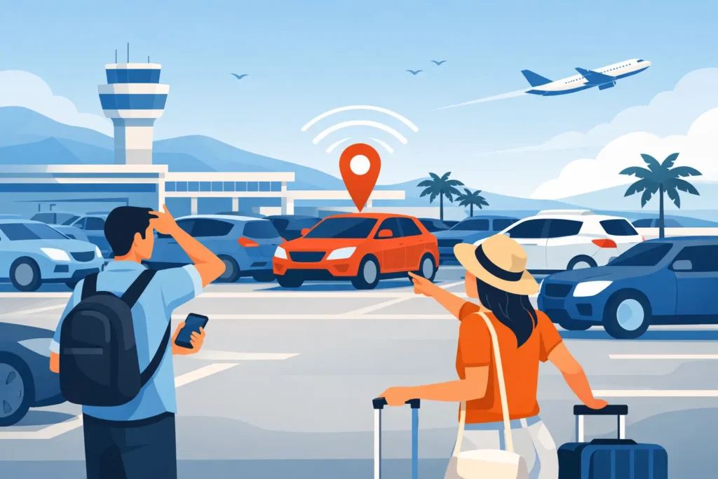 How to Find Car in Heraklion Airport Parking