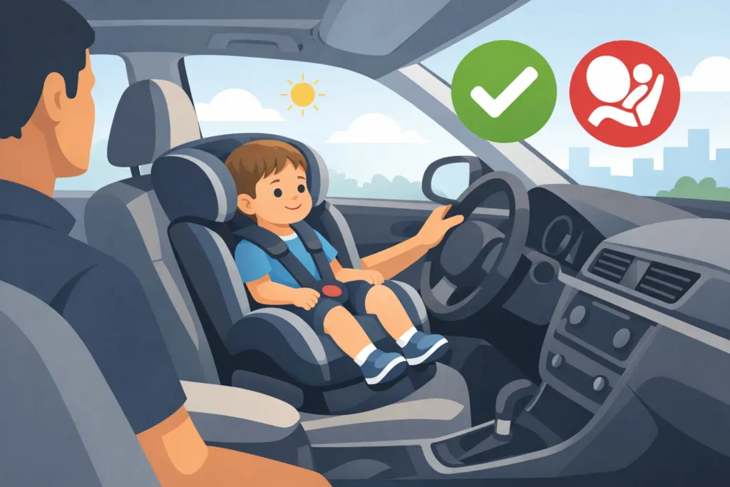 Is Child Seat Allowed in Front Seats?