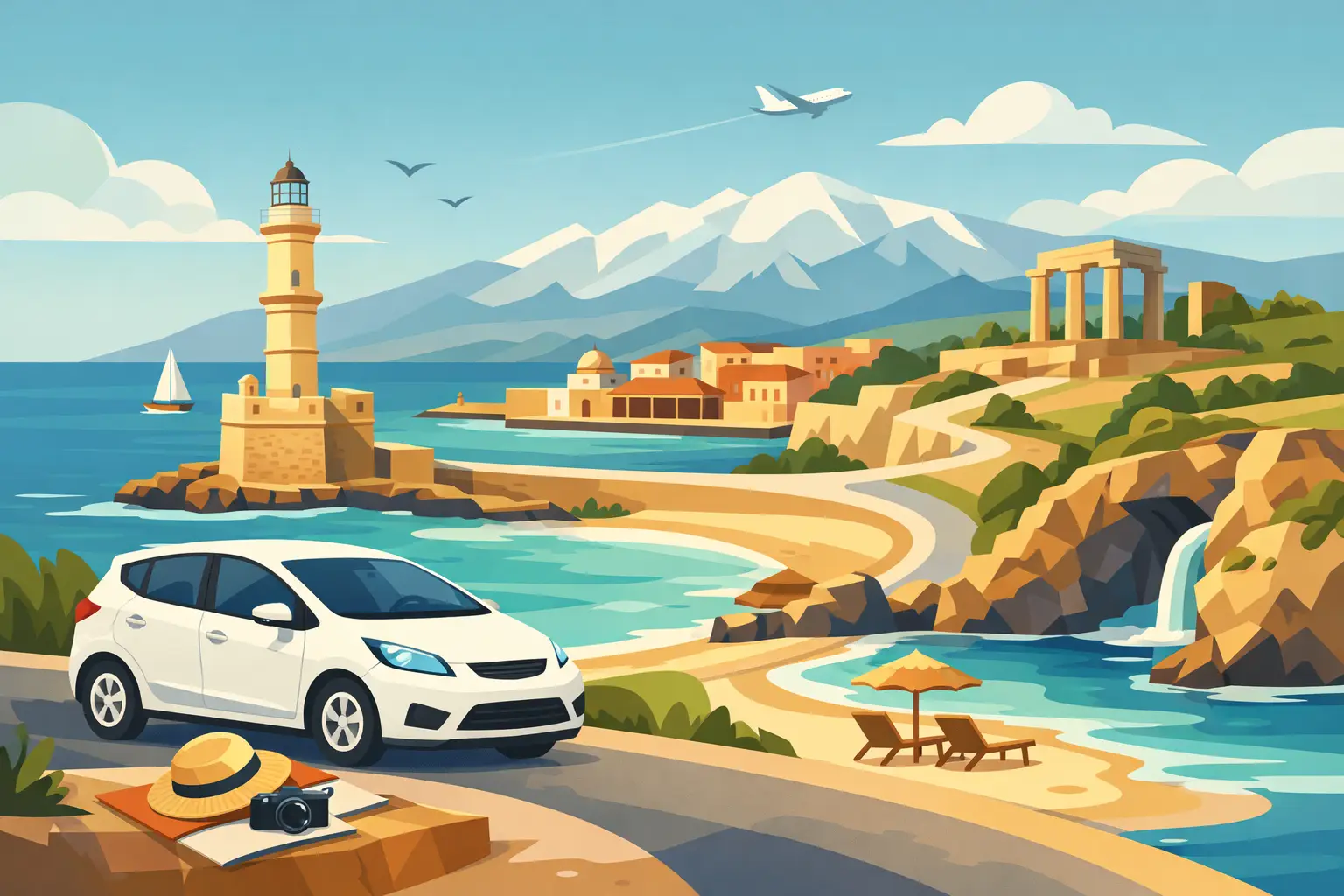 Beste Tagesausflüge auf Kreta mit Mietwagen ab Chania