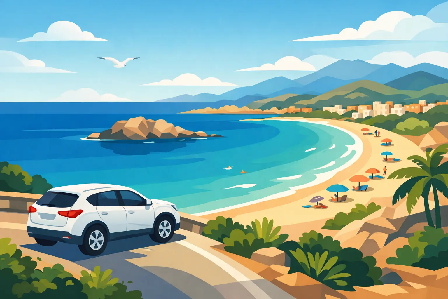Die besten Strände nahe Rethymno mit dem Auto
