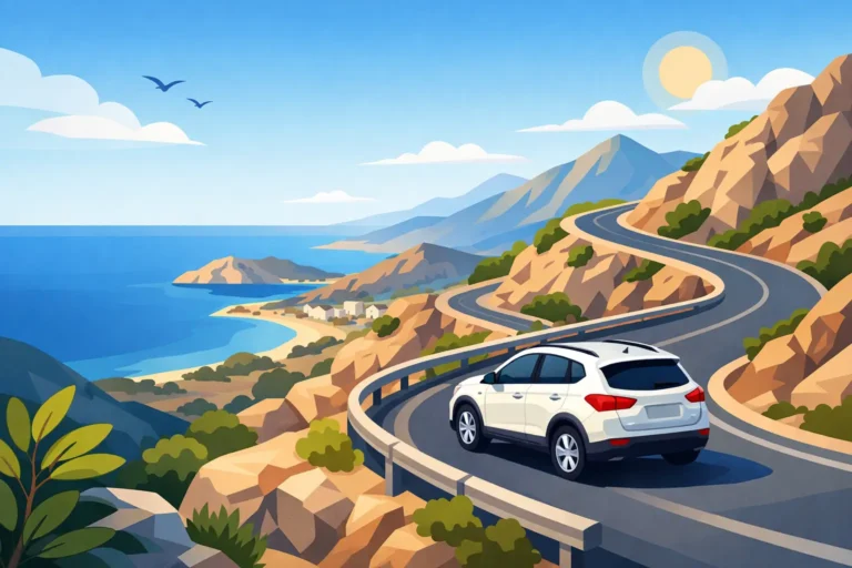Mietwagen Kreta bestes Auto für Bergstraßen