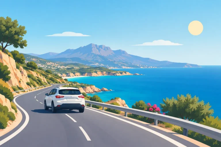Conduire vers le sud de la Crète sans stress