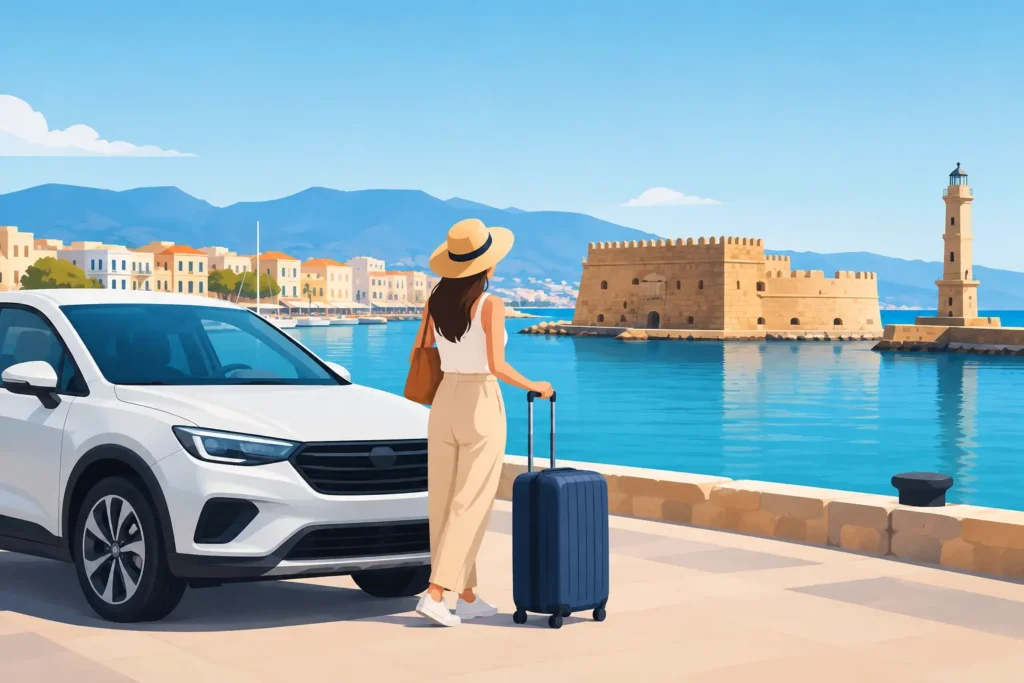 Location de voiture Heraklion sans frais cachés