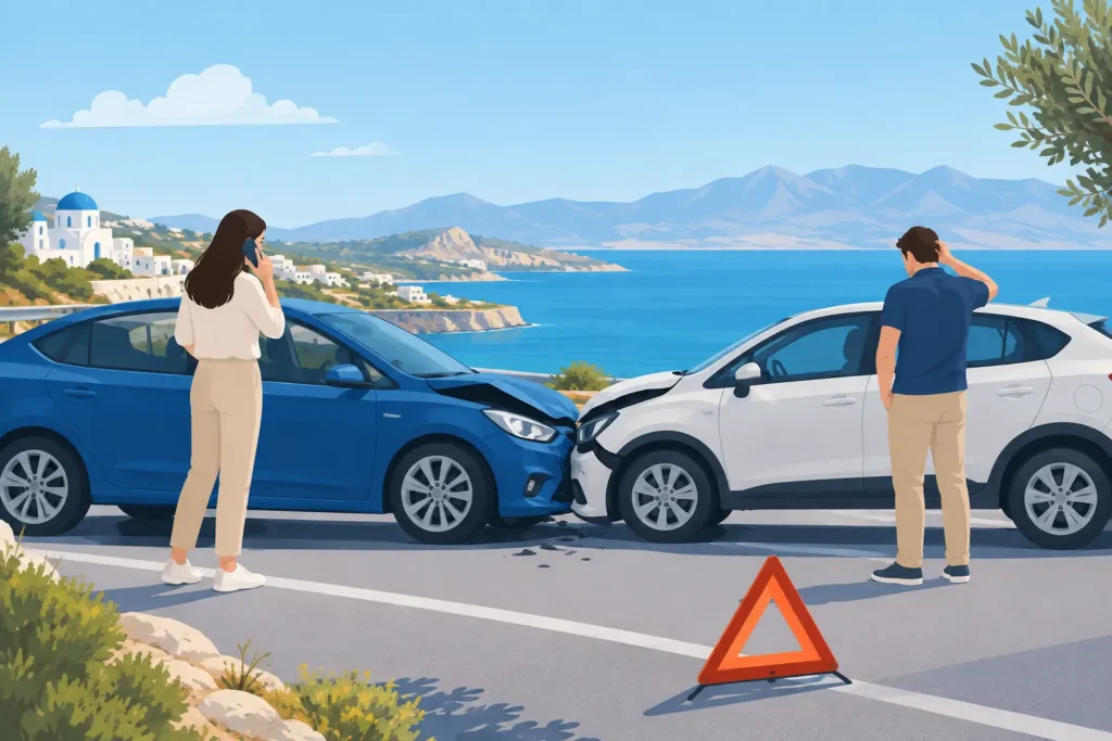 Que faire en cas d’accident de voiture en Crète