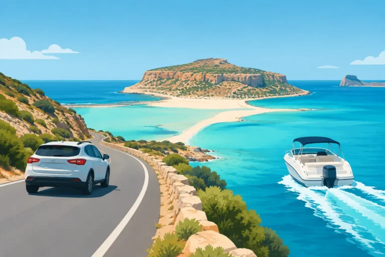 How Can I Drive to Balos Beach Safely by Car or Boat?