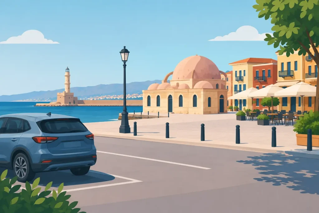 Parking in Chania Old City: Talos Square Tips
