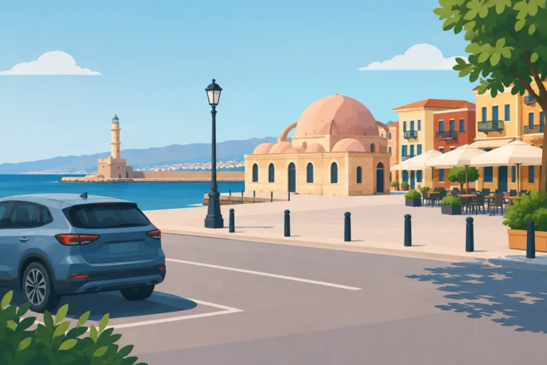 Parking in Chania Old City: Talos Square Tips