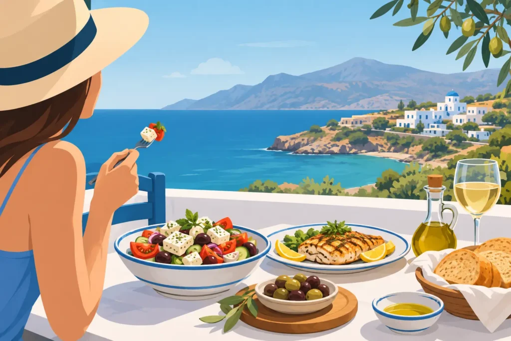 Why Tourists Like Greek Food in Crete So Much
